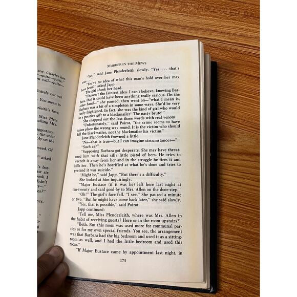 Agatha Christie Mystery Collection Lot of 3 Hardcovers Ex-Library Leatherette - Picture 16 of 16